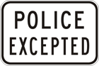 Police excepted