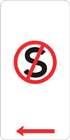 No stopping sign