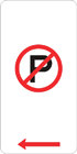 No parking signs