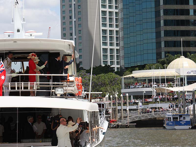 The Queen visited a number of cities during her tour, including Brisbane, Canberra, Melbourne, and Perth.