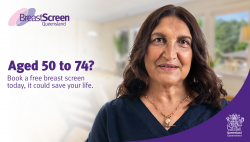 Aged 50 to 74? Book a free breast screen today, it could save your life