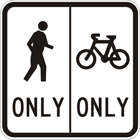 Separated path sign