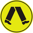 Pedestrian crossing sign