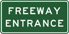 Freeway entrance