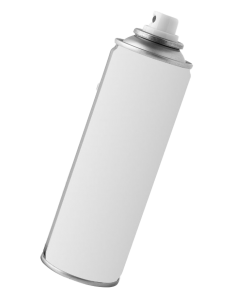 Photo of an aerosol can