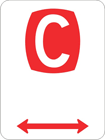 Clearway sign