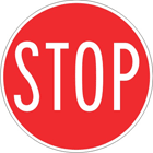 Stop sign (hand held)