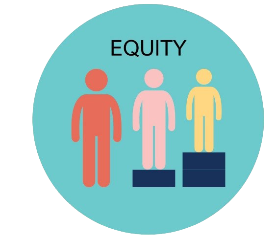 Equity illustration - decorative only