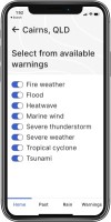 Step 4  - BOM Weather App - Customise warnings for locations