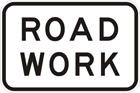 Roadwork sign