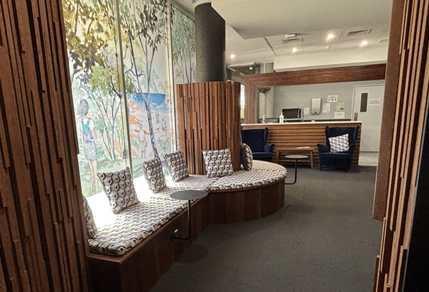 Readers lounge at Queensland State Archives