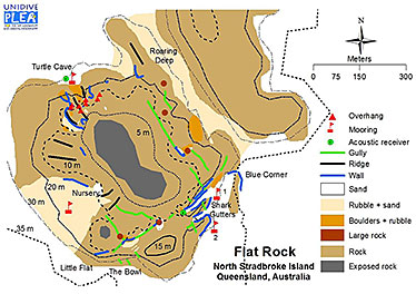 Image of map 2: VPS receiver inner array at Flat Rock site.