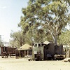 An Aboriginal camp on the river at Mt Isa, April 1972