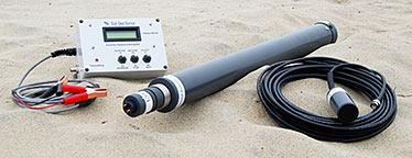 Image of hydrophone and sub-sonic release equipment used at Wolf Rock.