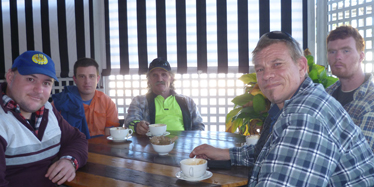 Members of the Nundah Community Enterprise Co-operative parks and cafe crew.