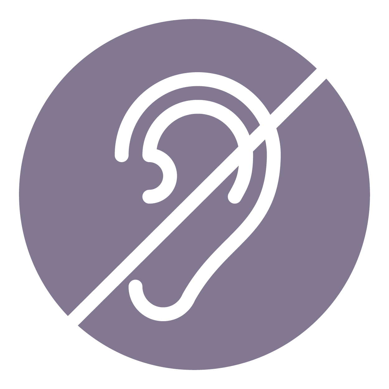 Accessibility symbol for hearing access options