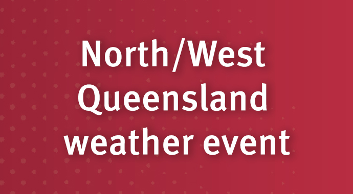 An image with a red background and the words 